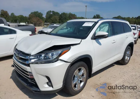 2017 Toyota Highlander Limited z USA, uszkodzony, nr VIN 5TDDZRFH4HS380770